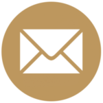 A gold circle with an email icon.